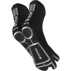 2026 Huub 3mm Wetsuit Swim Socks A2-SS - Black / Silver
